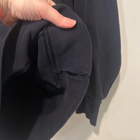 Vtg Utah State University Aggies‎ Navy Hooded Sweatshirt XS Cozy Hoodie MV Sport - Picture 5 of 8